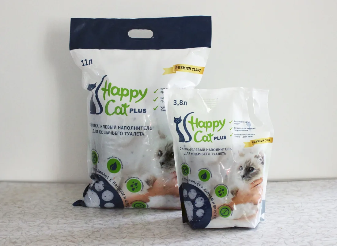 Happy Cat Plus 11 l and 3.8 l packs
