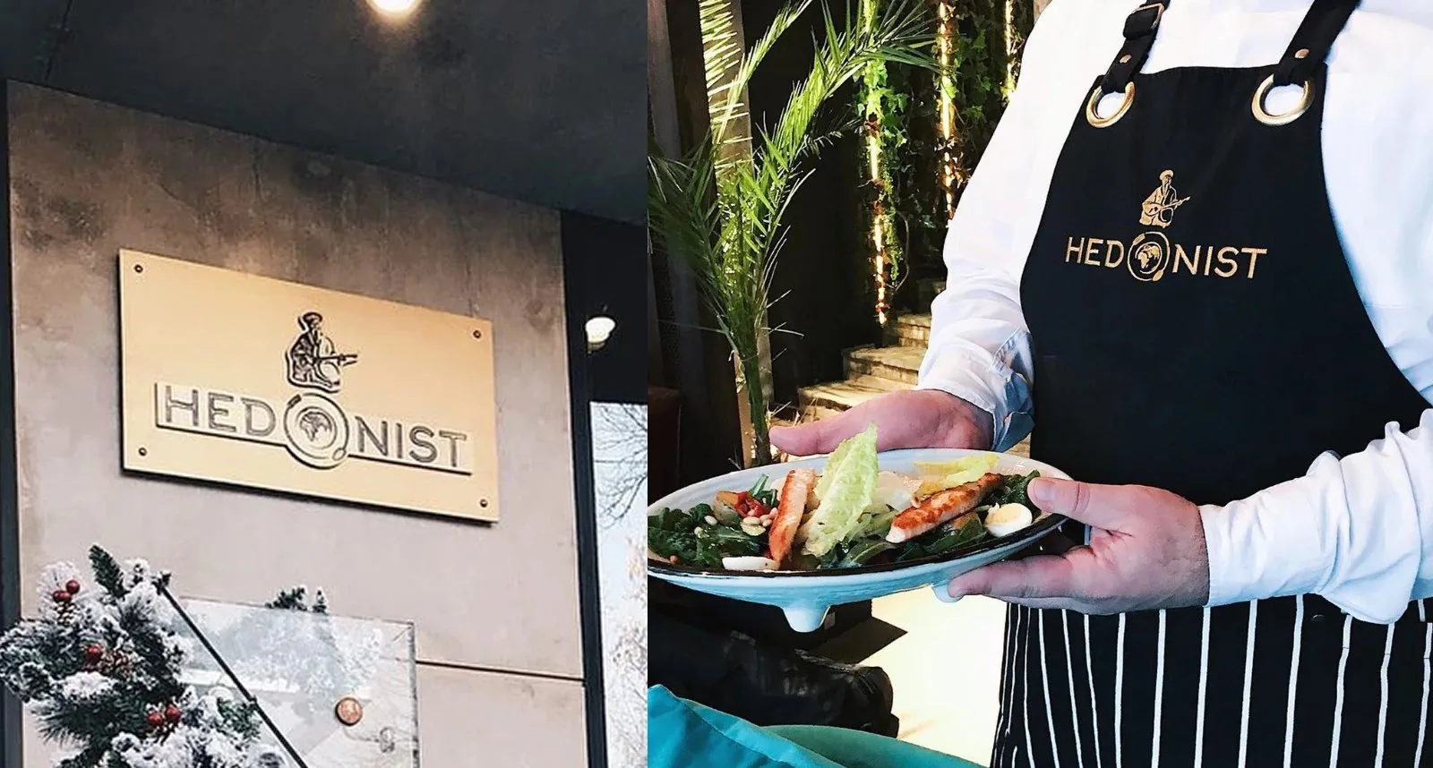 Hedonist signage and service